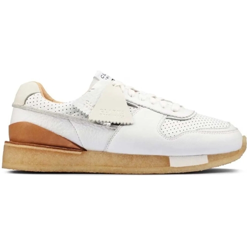 Clarks Low-Top Sneaker Torrun Leather Sneakers weiß