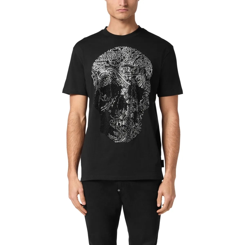 Philipp Plein T-Shirt T-Shirt Rundhalsausschnitt Ss Skull schwarz(Image 3)