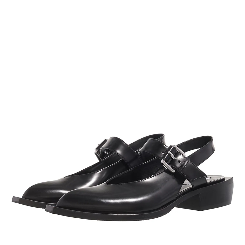 Moschino Mary Janes Big Buckles Nero(Image 3)