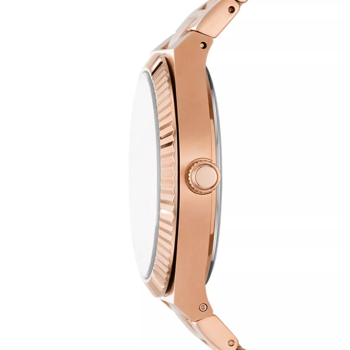 Fossil Scarlette Three-Hand Stainless Steel Watch Rose Gold