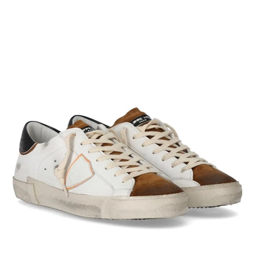 Philippe Model sneaker basse PHILIPPE MODEL PRSX LOW VINTAGE WEISS COGNAC SNEAK weiß