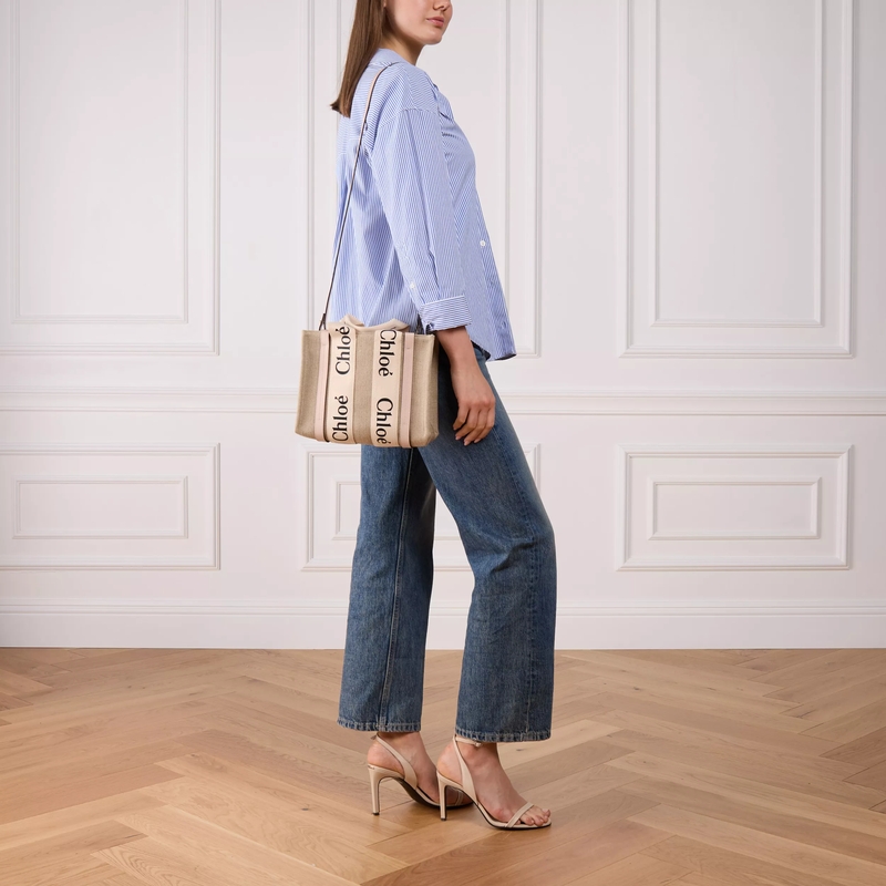 Chloé Tote Woody Cement Pink(Image 2)