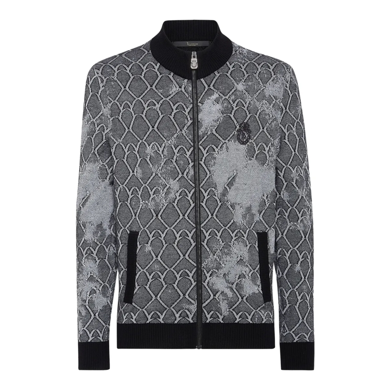 BILLIONAIRE Lederjacke Jacke schwarz