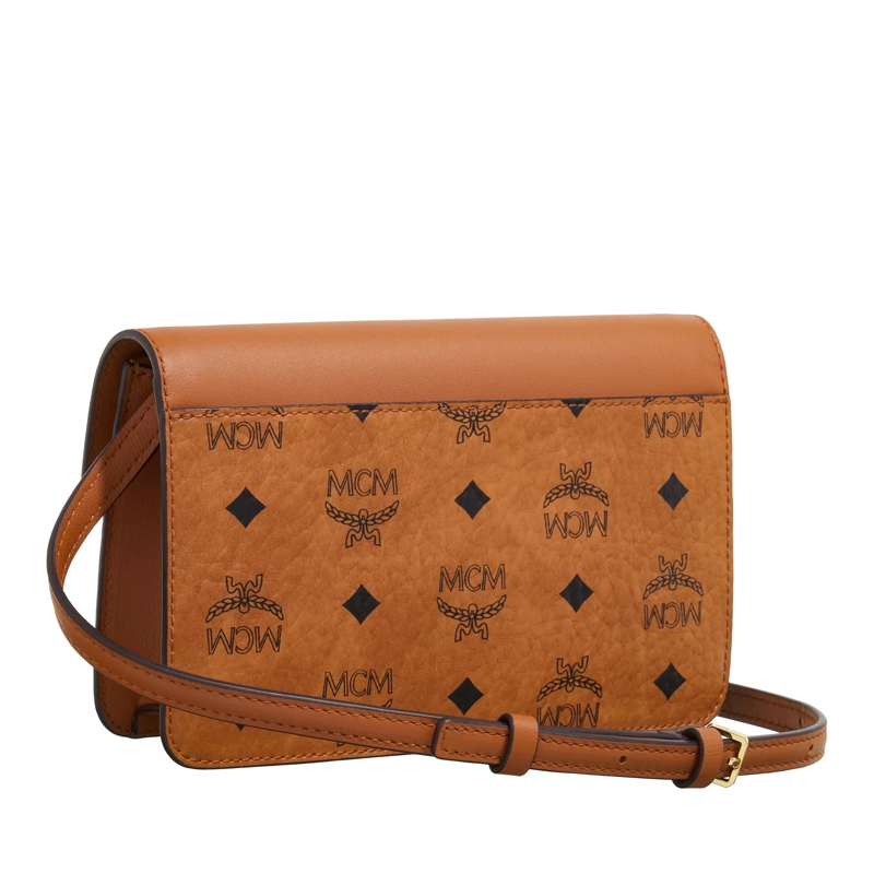 MCM Crossbody Bag Diamond Crossbody Cognac(Image 3)
