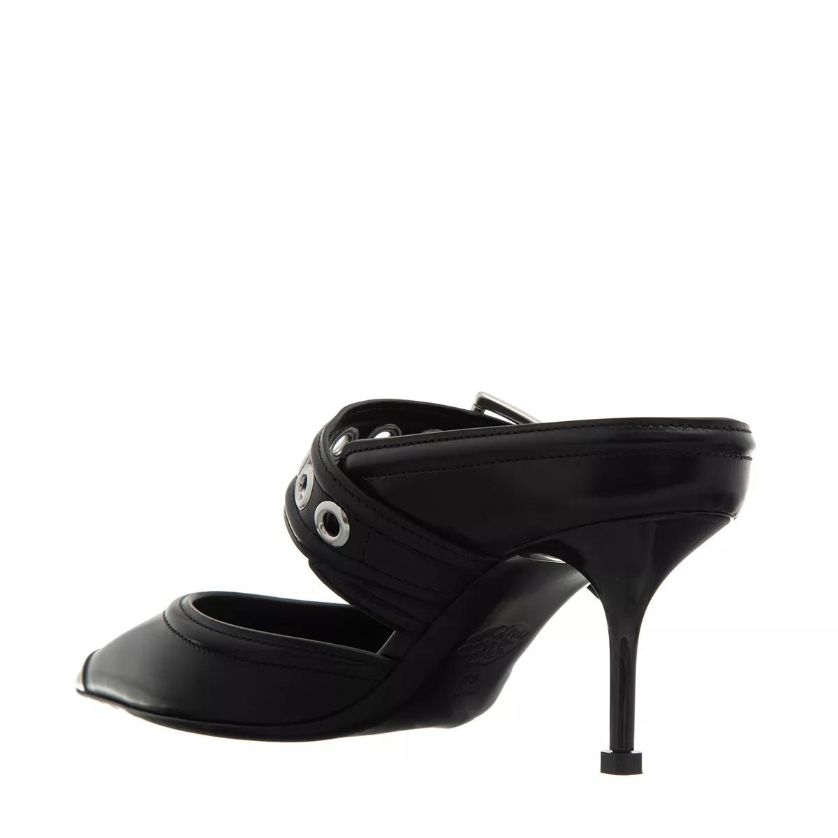 Alexander McQueen High Heels Blacksilver Hoge Hak