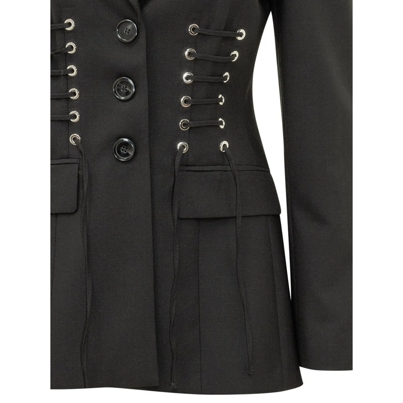 Pinko Blazer Blazer Hummer con Dettagli Intrecciati schwarz(Image 4)