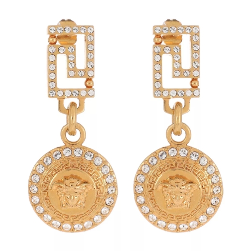 Versace Medusa Earring Crystal/Oro Oorhanger