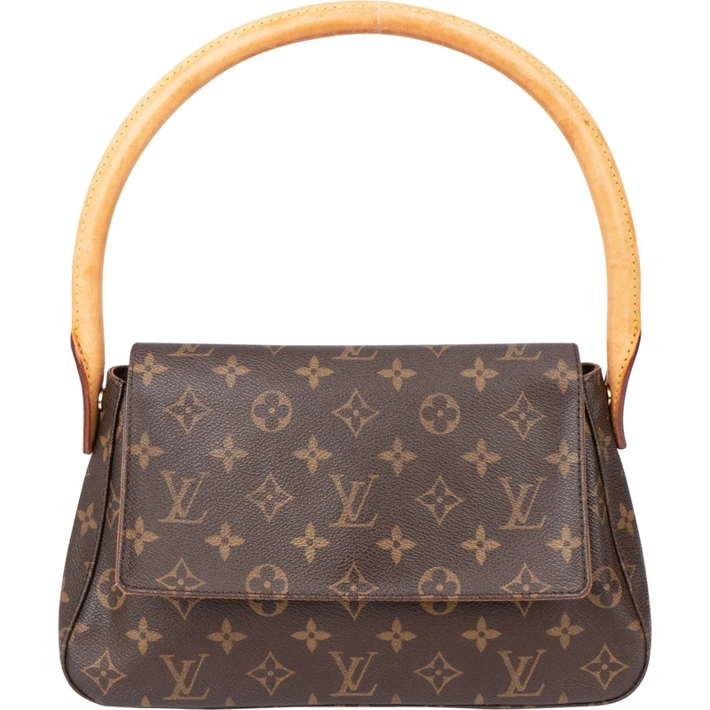 Louis Vuitton Tote Louis Vuitton Canvas Monogram Looping PM Handbag braun