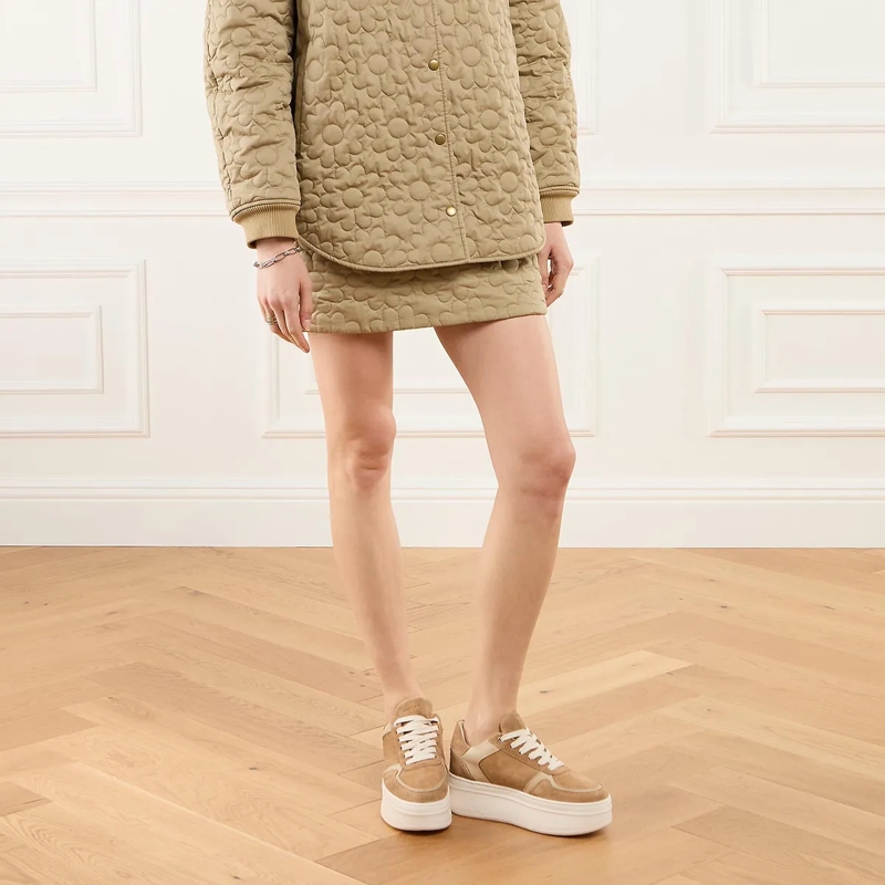 Nubikk Plateau-Sneaker Bayou Platform Oak Suede(Image 2)