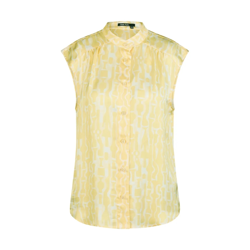 Marc Aurel Bluse Blusentop gelb
