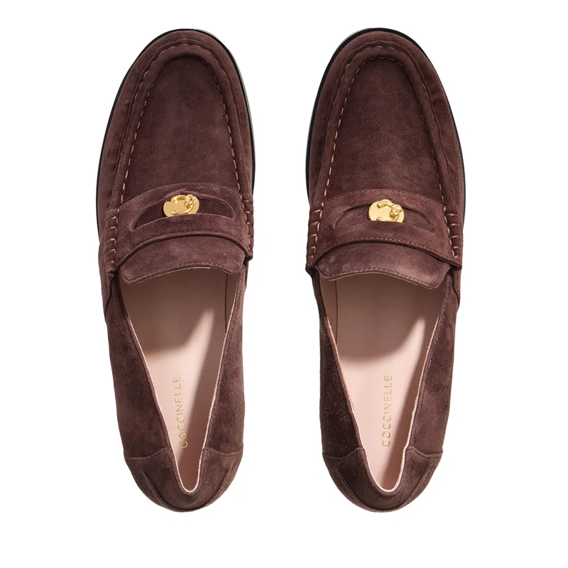 Coccinelle Loafer C-Penny Loafer Suede Brunette(Image 5)