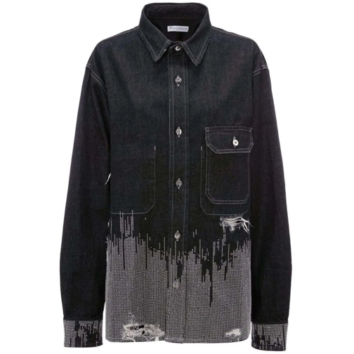 J.W.Anderson Chemises Studded Denim Shirt Black