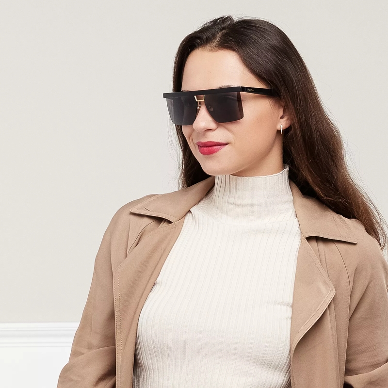 Max Mara Sonnenbrille Flat1 shiny black (Image 2)