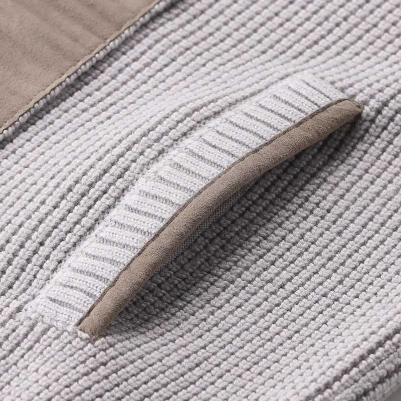 Maurizio Baldassari veste Strickjacke aus Schurwolle grau(Image 5)