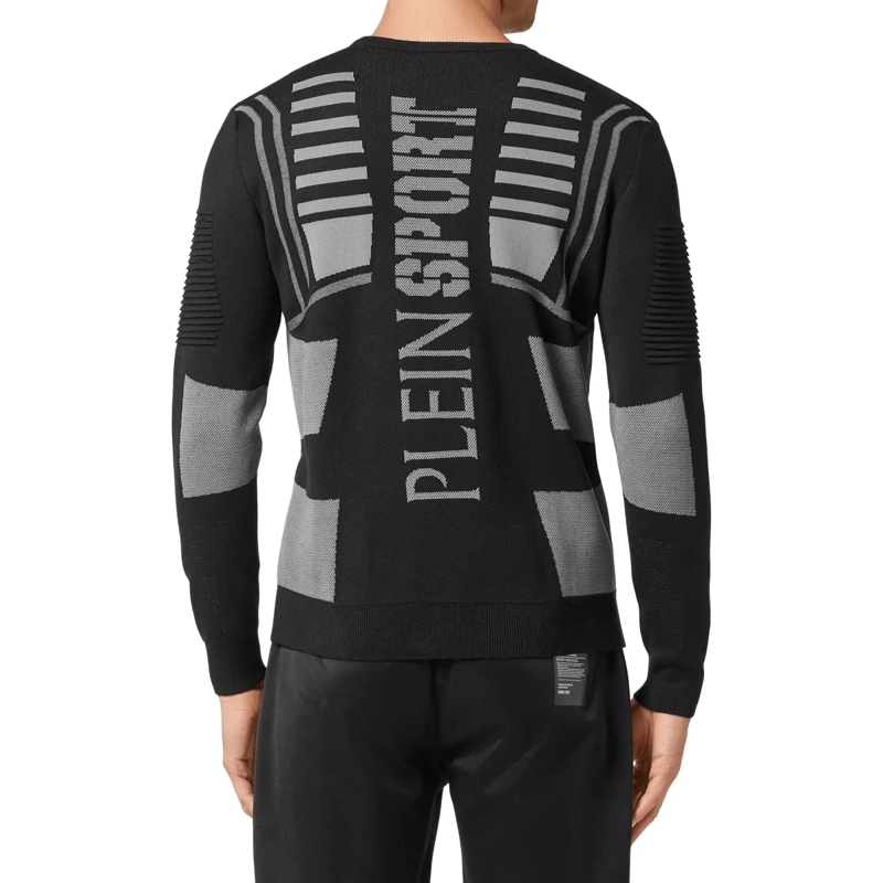 Plein Sport  Rundhalspullover schwarz(Image 2)
