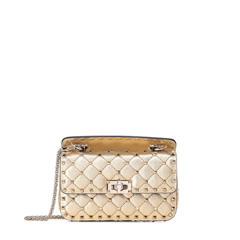 Valentino Garavani Crossbody Bag Tasche mit Nieten gelb
