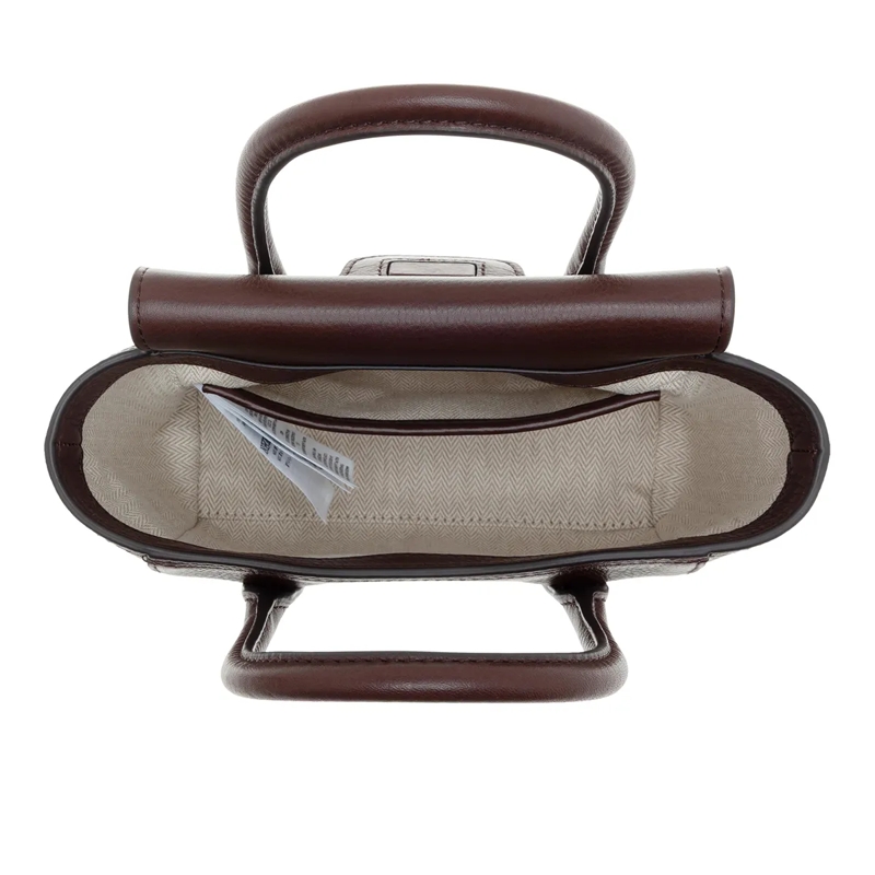 Lauren Ralph Lauren Satchel Tnnr Sm Schl-Satchel-Small Dark Hickory(Image 6)