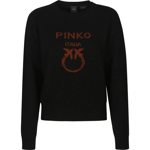 Pinko Sweatshirts Burgos Sweater Black schwarz