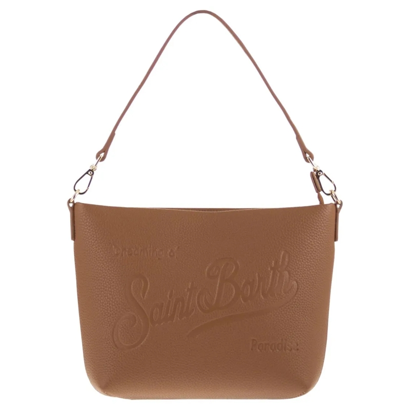 Mc2 Saint Barth Sac à bandoulière Aline - Hammered Leather Bag Brown
