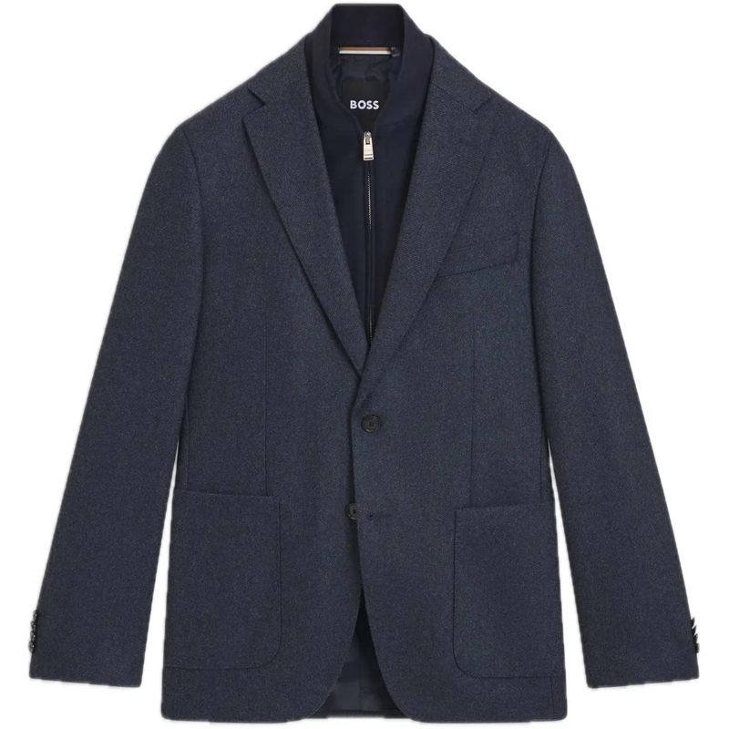 Boss  H-Hutson-Bib-254 Dark Blue blau