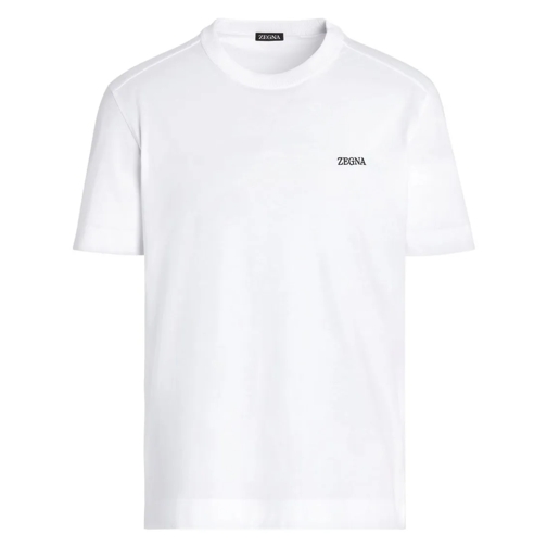 Zegna T-Shirts Logo T-Shirt White