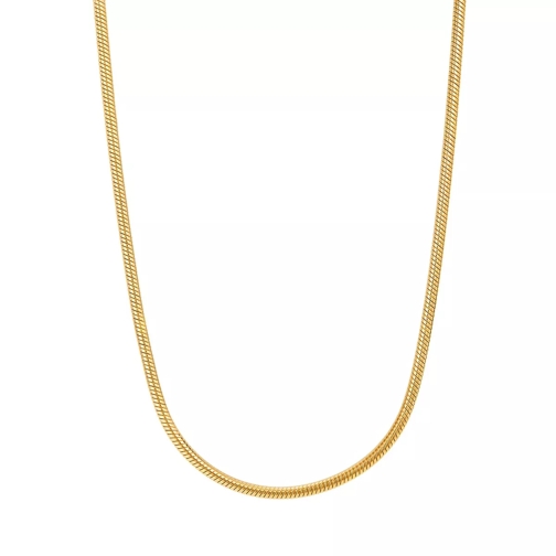 BELORO Necklace Choker Snake Gold Plated 42 Yellow Gold Medium Halsketting
