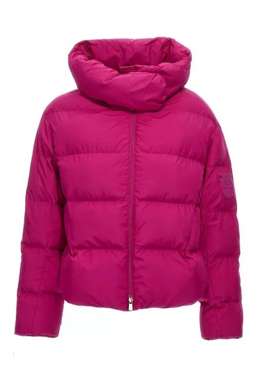 Pinko Pink Padded Jacket Pink Donzen jassen