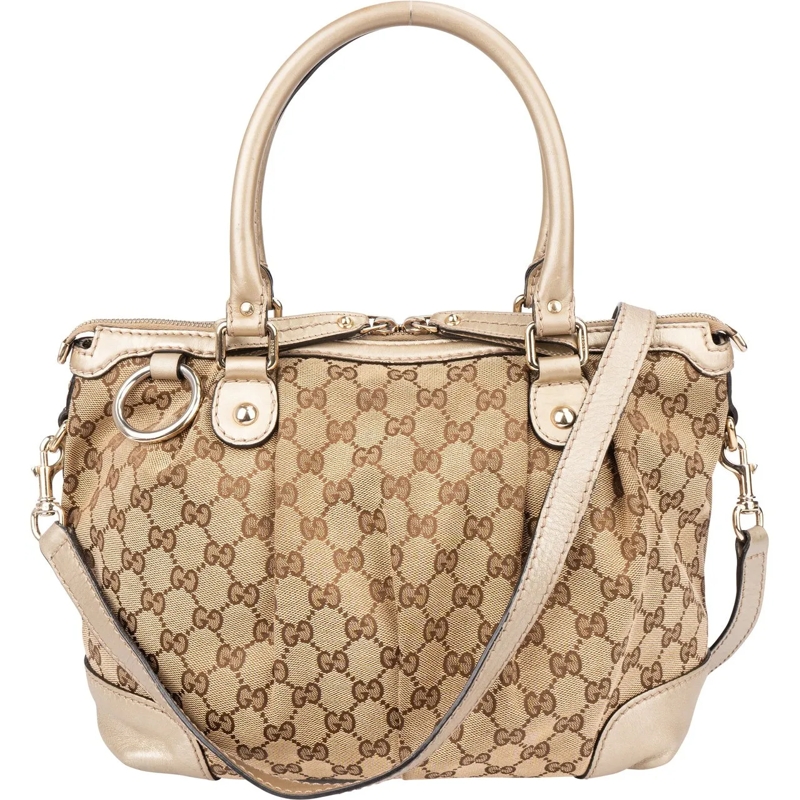 Gucci Tote Gucci GG Monogram Sukey Handbag braun