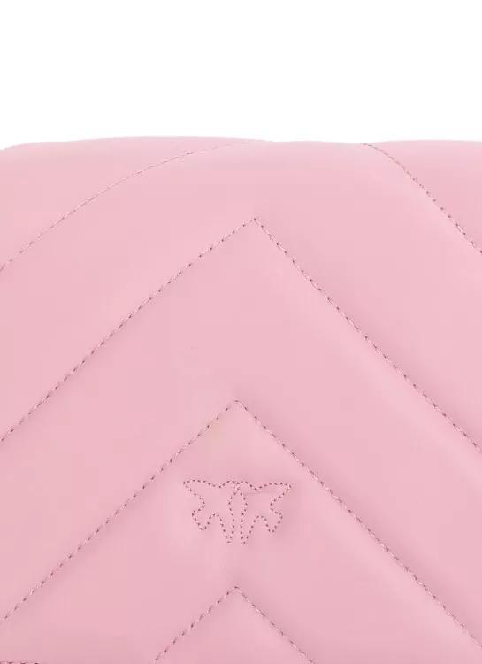 pinko Shoppers Love Click Mini Bag in poeder roze
