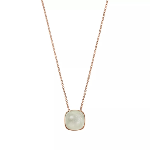 BELORO Necklace Moonstone Grey 14k  Rose Gold Mellanlångt halsband