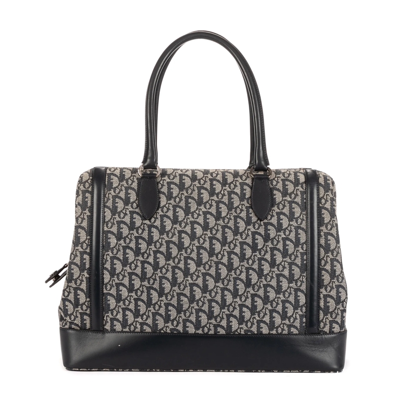 Christian Dior Crossbody Bag Large Trotter Frame Bag beige