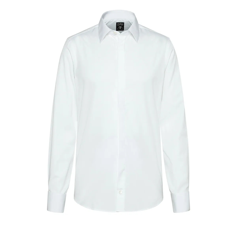 VAN LAACK Hemd Hemd Slim Fit Uni weiss