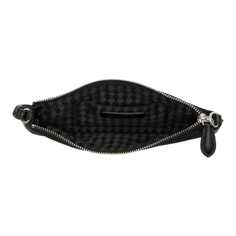 Karl Lagerfeld Pochette Ikon Nylon Shoulder Pouch Black(Image 5)