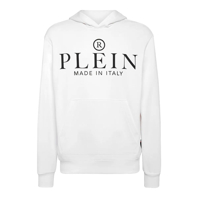 Philipp Plein Top Hoodie weiss