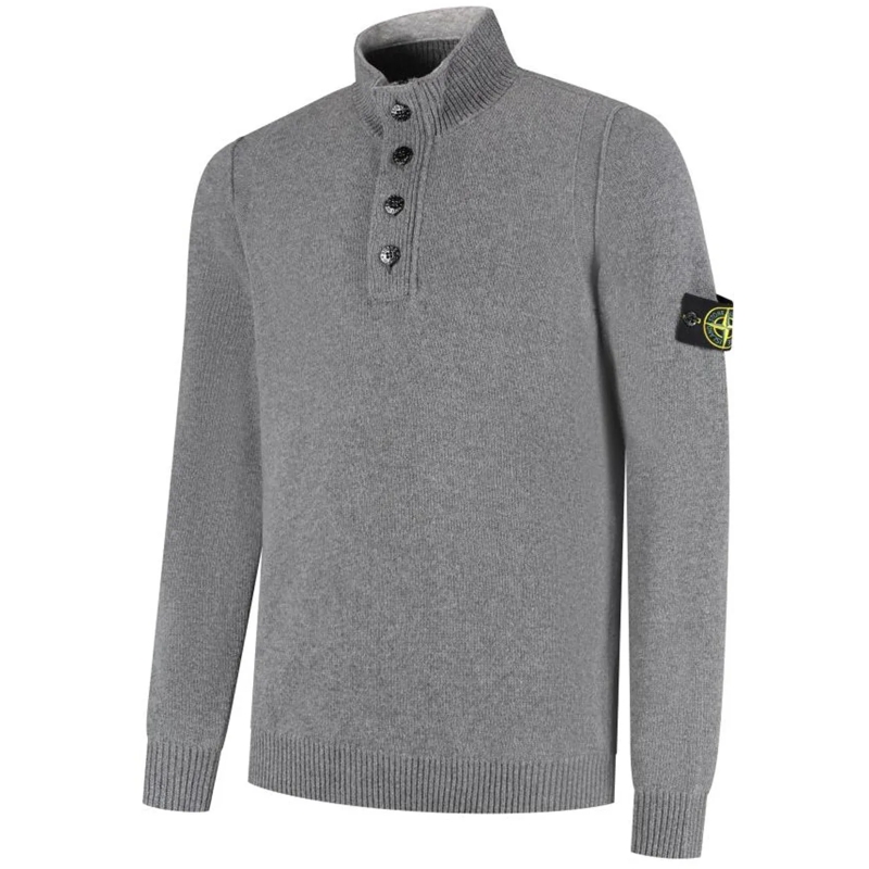Stone Island  Ls Polo grau