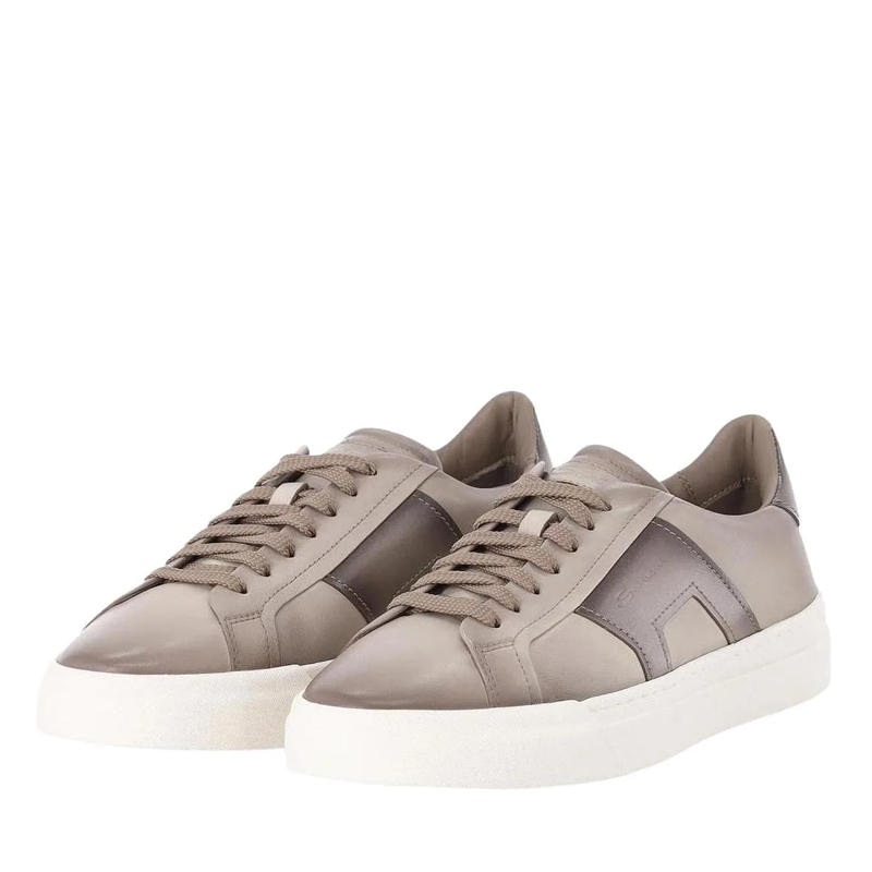 Santoni Sneaker basse Sneaker aus Leder braun