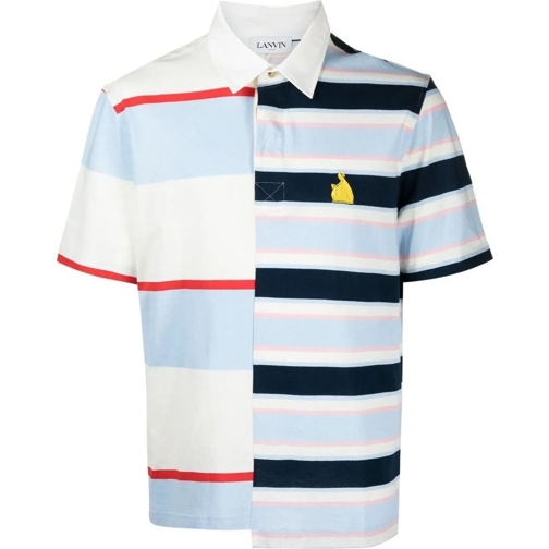 Lanvin  Rugby Patchwork Logo Polo Shirt mehrfarbig