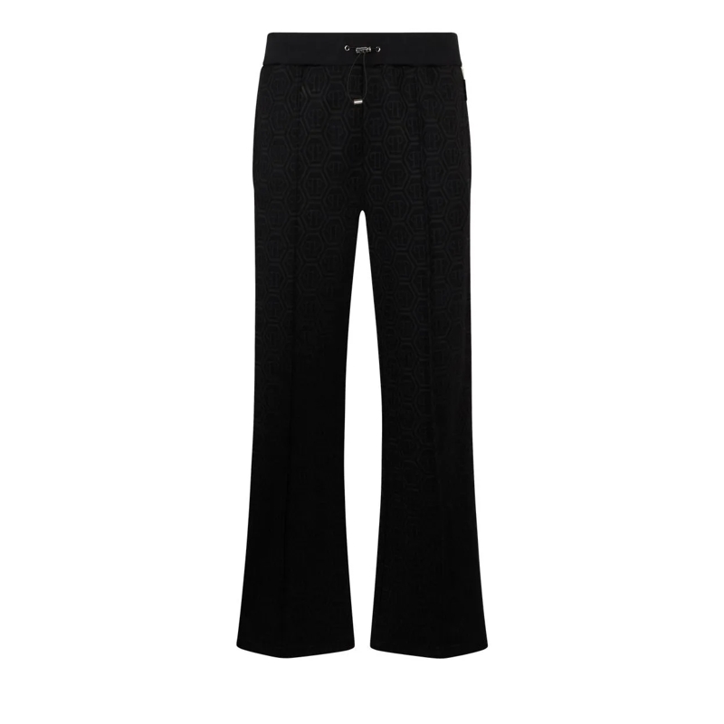 Philipp Plein Jogginghose Tracksuit Trousers Monogram Monogram schwarz