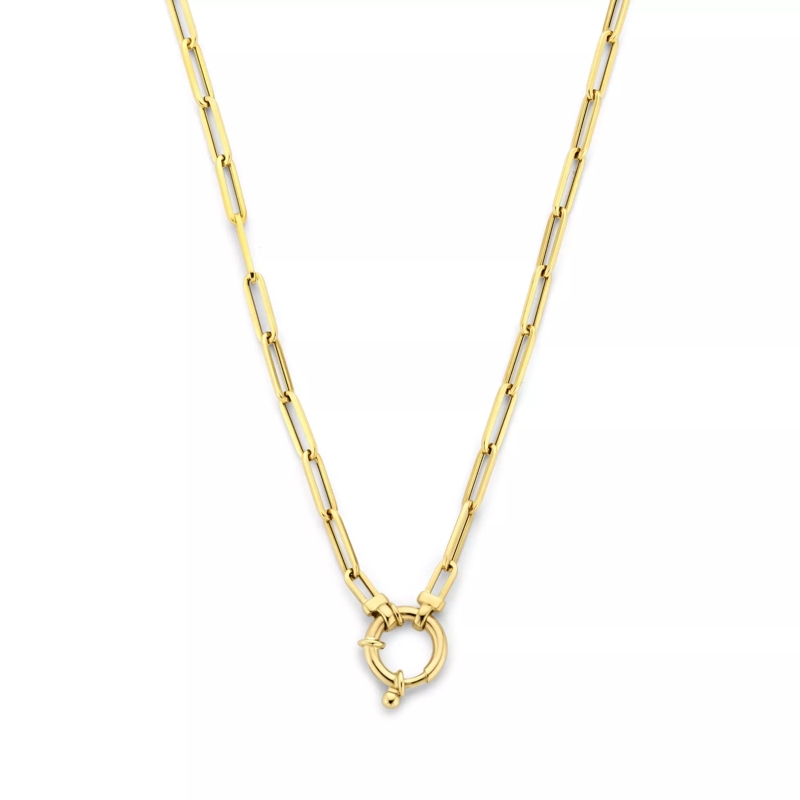 Isabel Bernard Collier court Aidee Odile 585 Gold Kette Gold