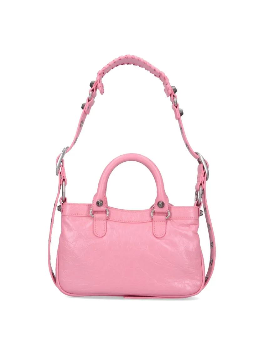 Balenciaga Hobo bags Small 'Neo Cagole' Shoulder Bag – Pink in roze