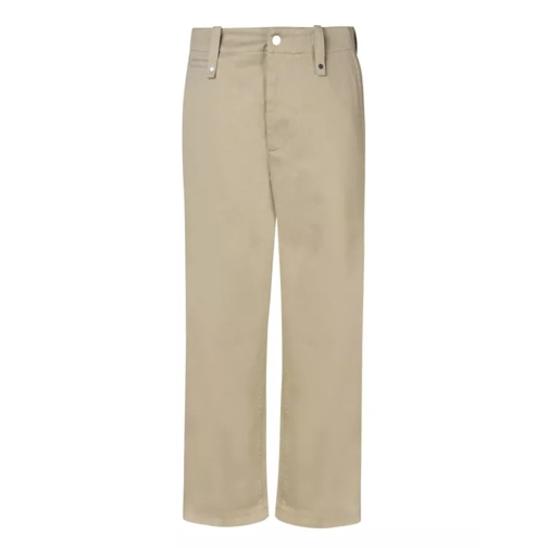 Burberry Loose Fit Trousers Neutrals Byxor