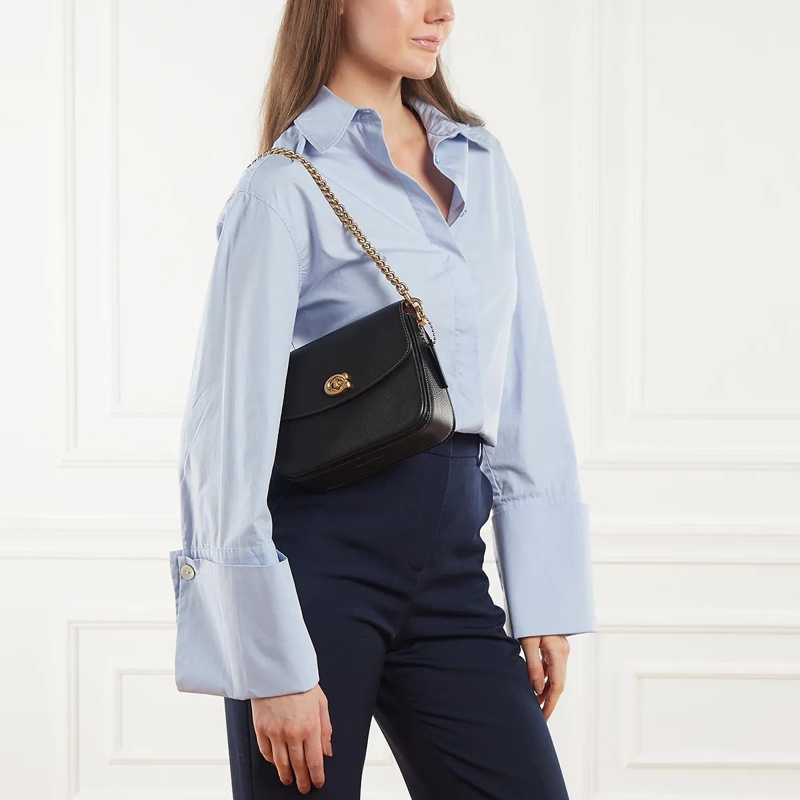 Coach Crossbody Bag Pebble Cassie Crossbody 19 Black (Image 2)
