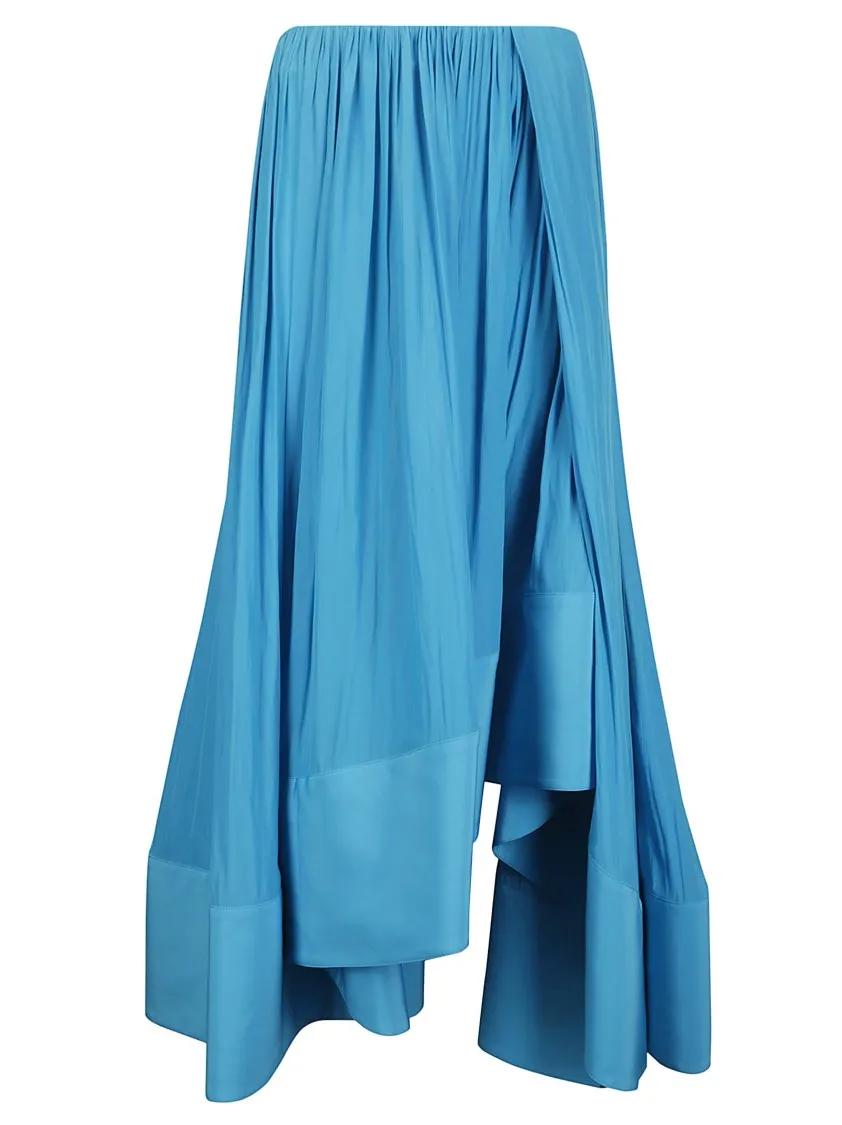 Thumbnail - Lanvin - Wide Skirt - Größe 40 - blau