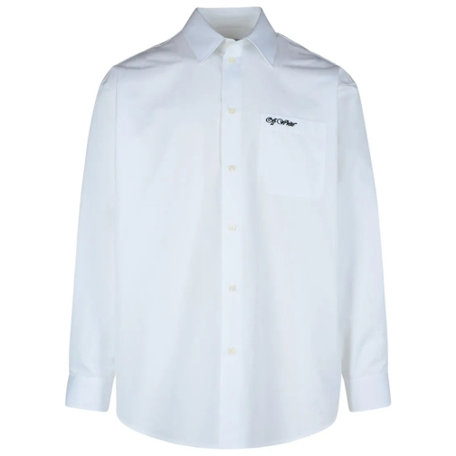 Off-White College' White Cotton Shirt White Camicie