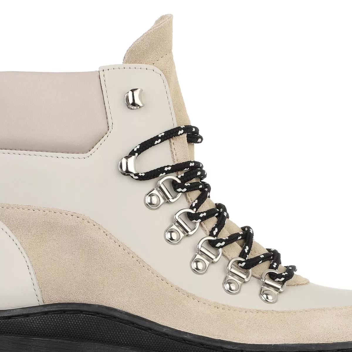 ted baker bottes & bottines, wfb allicia leather suede hiker boot en beige - pour dames