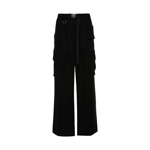 Y-3 Hosen Cargohose aus Twill black black