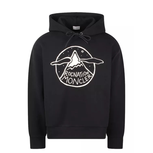 Moncler Cotton Over Hoodie Black 