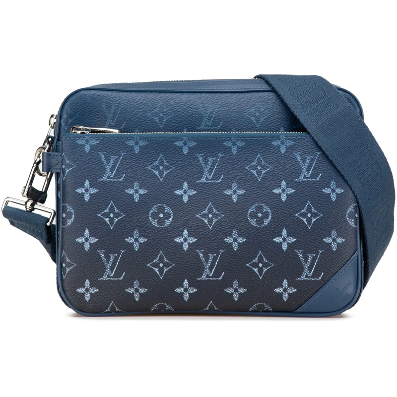 Louis Vuitton Sac à bandoulière Monogram Gradient Trio Messenger blau