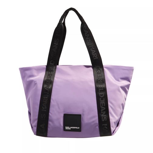 Karl Lagerfeld Jeans Urban Nylon Tote English Lavender Shopping Bag