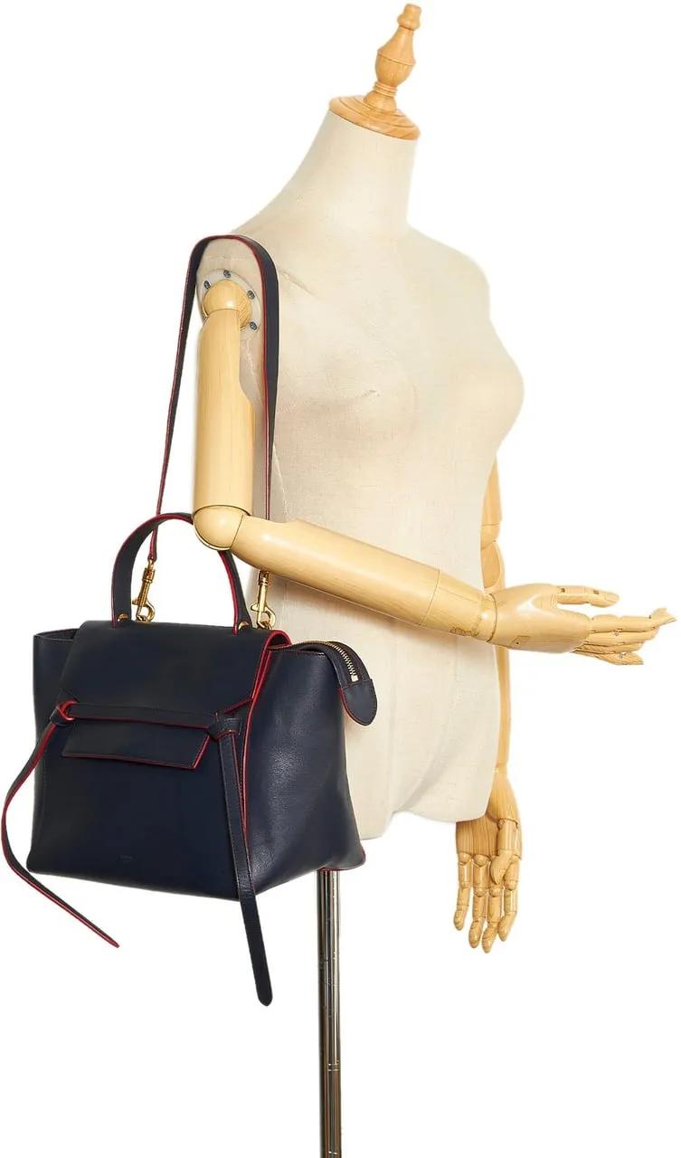 Thumbnail - Celine Hobo Bags - 2014 Mini Belt Satchel - Gr. unisize - in Blau - für Damen